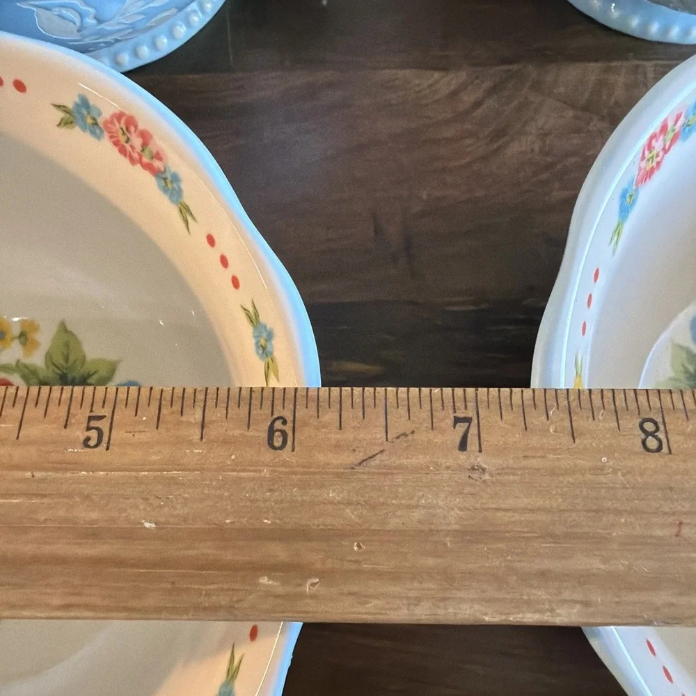 Pioneer Woman Sweet Rose Set Of 4 Bowls 6.25